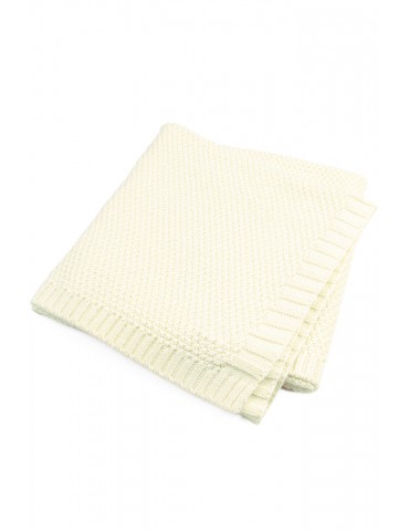 Creamy Quality Cotton Knitted Baby Blankets